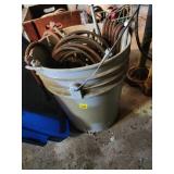 Bucket of Steel Cables and Bolts