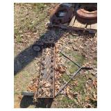 Metal Lawn Aerator with Wheels