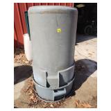 Large Gray Industrial Trash can