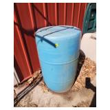 2x bid Blue Plastic Barrels