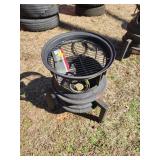 Metal Fire Pit With Grate for grilling