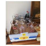 Coca-Cola Glasses With Bottles