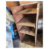 Wooden Shelving Unit With Wear