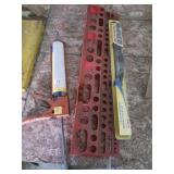 Red Tool Set With Caulk Gun