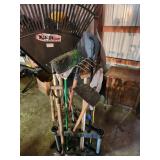 Yard Tools With Rack