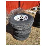 Trailer Tires with Rims