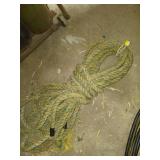 Coiled Rope with Yellow Marker