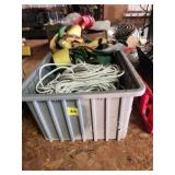Straps and Rope in Bin
