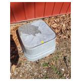 Galvanized Metal Wash Tub