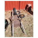 Metal Wheelbarrow with Spare Tire