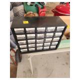 Black Plastic Hardware Organizer