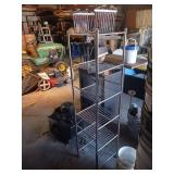 6-Shelf Wire Rack With Basket