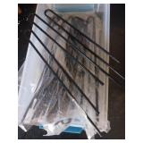 Small Tote of Metal Hangers