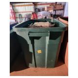 Green Bin of String Lights