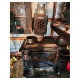 Wood-Burning Stove With Attachments