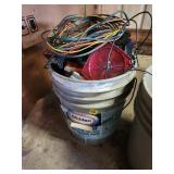 Bucket of Miscellaneous Wiring