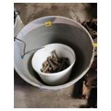 Buckets With Metal Hardware