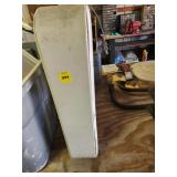 White Metal Box Fan with Handle