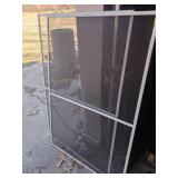 Two Aluminum Screen Panels