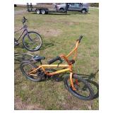 Orange BMX-Style Bicycle