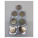 7X BID Seven $1 Coins Encased in Plastic