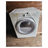 White Front-Loading Electric Dryer
