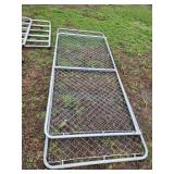 2xBID Chain-Link Fence Panels, 8ft & 10ft