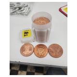 Tube of .999 Copper Trump coins 20 piece