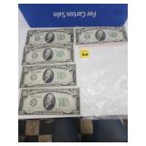 5xBID 1934 $10 bills