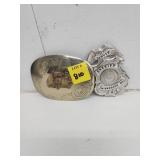 Sheriff Badge and Belt Buckle