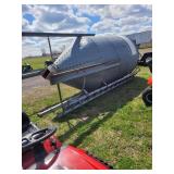 Metal Grain Bin with Ladder