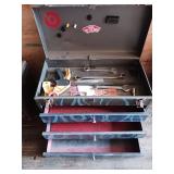 Metal Toolbox With Tools Included