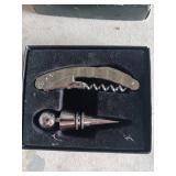 Wine Bottle Opener and Stopper Set