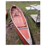 17FT Coleman Canoe in Red