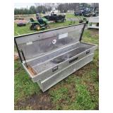 Aluminum diamond plate Deepwell Truck Toolbox
