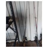 2X BID Two Fishing Poles With Reels