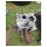 Engine Block with Pistons Volkswagen