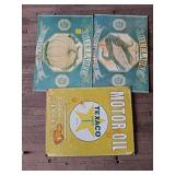 3 X BID Three Vintage Signs