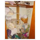 Contents of Closet With Linens