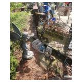 Garden Fairy Statue With Birdbath