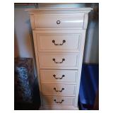 White Six-Drawer Chest