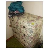 Floral-Patterned Drawer Chest