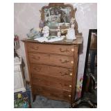 5-Drawer Dresser With Mirror
