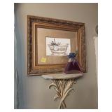 Decorative Shelf With Contents