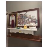 Decorative Shelf With Contents