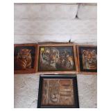 Framed Tiger Art