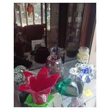 2nd Shelf Contents, Glass Items