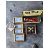 Handy Andy Tool Set and Framed Collectibles
