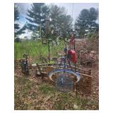 Garden Decor Lot With Assorted Items