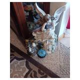 Porcelain Fairy Figurine with Decor